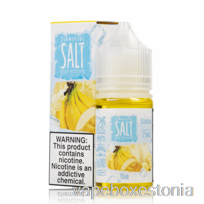 Vape Box Estonia Jääbanaan - Skwezed Salt - 30ml 25mg
